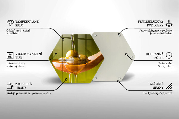 Tábua de cortar alimentos Azeite e azeitonas