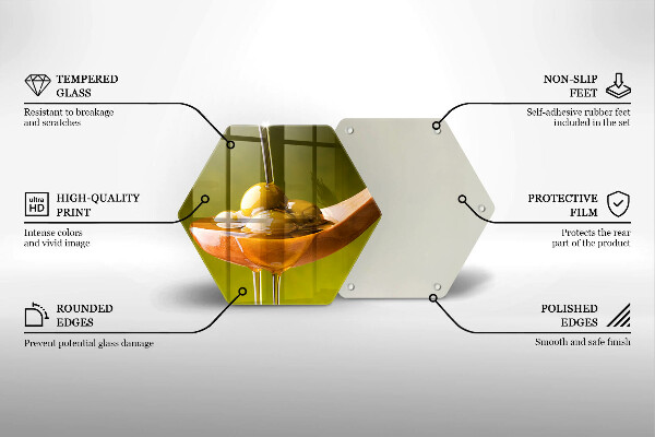 Tábua de cortar alimentos Azeite e azeitonas