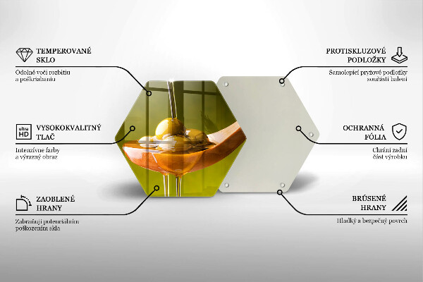 Tábua de cortar alimentos Azeite e azeitonas