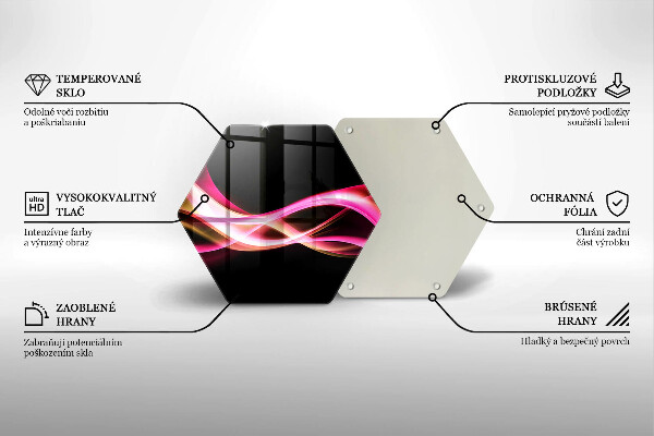 Tábua corte Fumaça neon abstrata