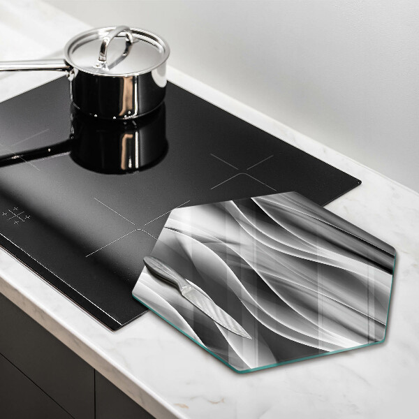 Tábua de cortar Linhas de fumaça abstratas