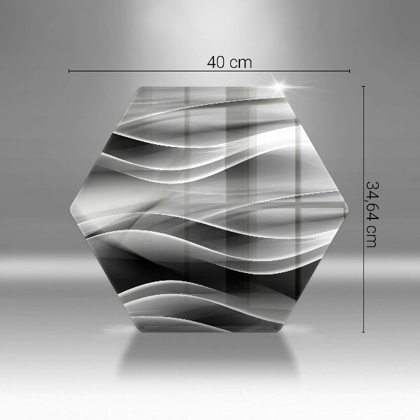 Tábua de cortar Linhas de fumaça abstratas