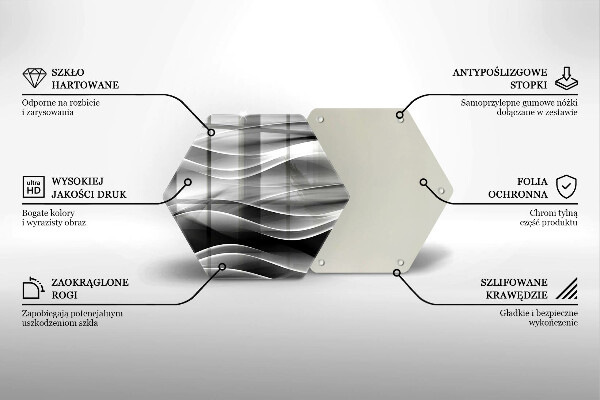 Tábua de cortar Linhas de fumaça abstratas