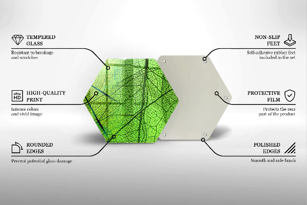 Tábua de cortar alimentos Natureza das nervuras das folhas