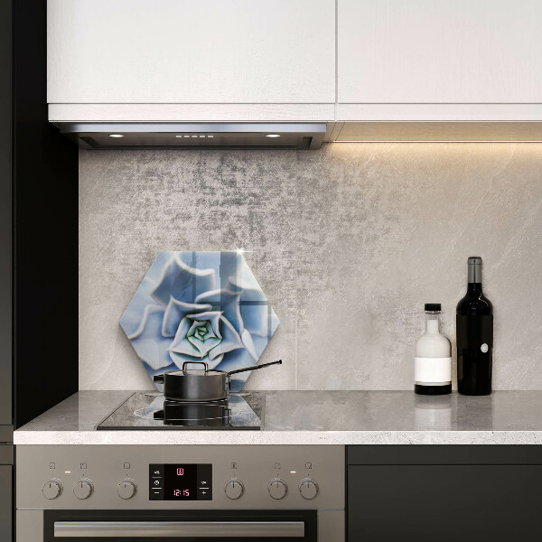 Tábua de vidro planta de flor