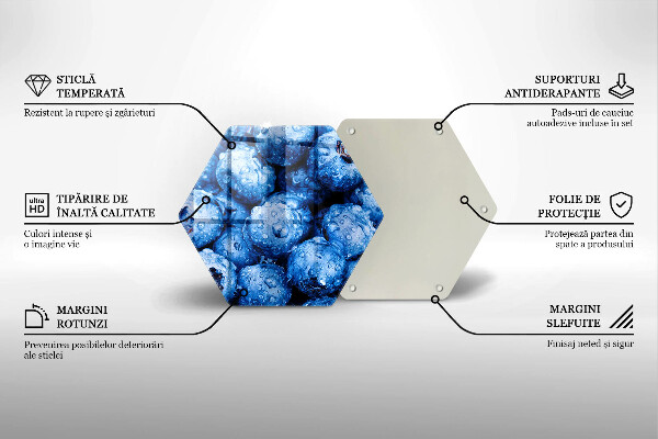Tábua de cortar Mirtilos suculentos