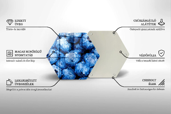 Tábua de cortar Mirtilos suculentos