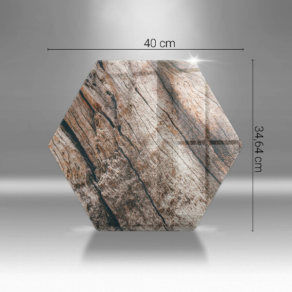 Tábua de cortar de vidro Estrutura de madeira