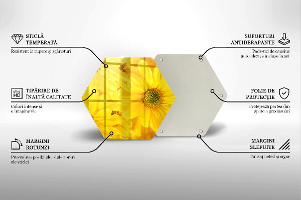 Tábua para cozinha Pétalas de flores