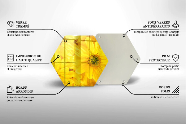 Tábua para cozinha Pétalas de flores
