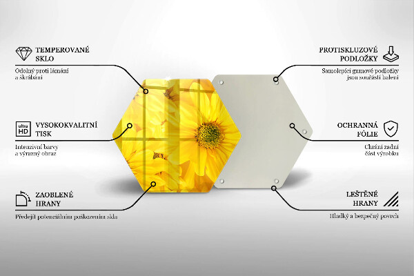 Tábua para cozinha Pétalas de flores