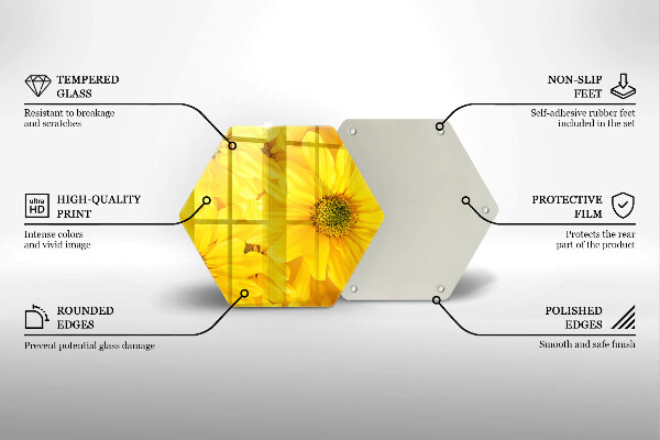 Tábua para cozinha Pétalas de flores