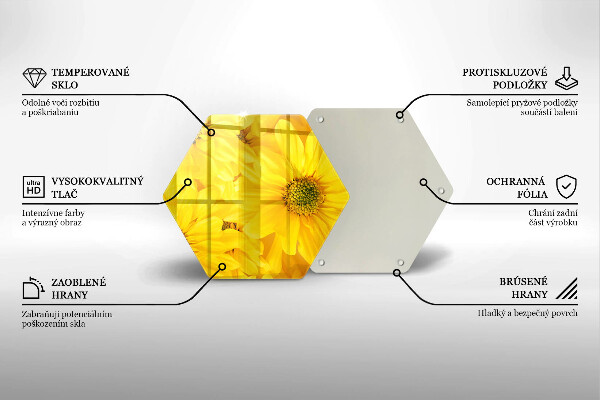 Tábua para cozinha Pétalas de flores