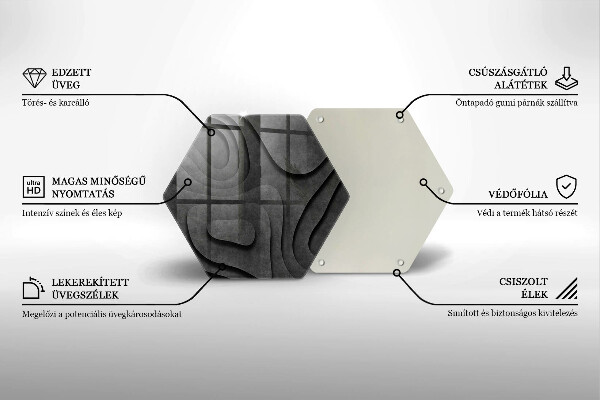 Tábua de cortar Formas de pedra 3D