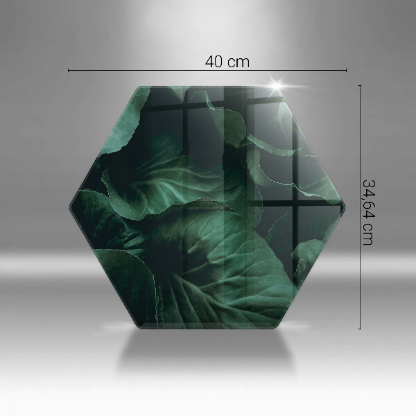 Tábua para corte Folhas escuras selvagens