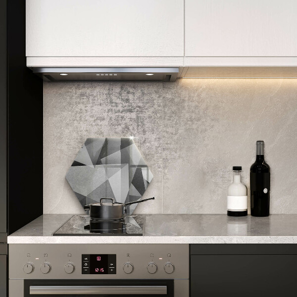 Tábua de corte de vidro Abstração concreta nítida