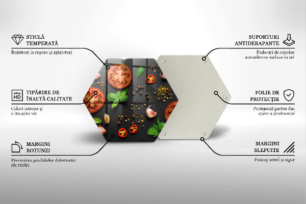 Tábua para cozinha Tomates e especiarias