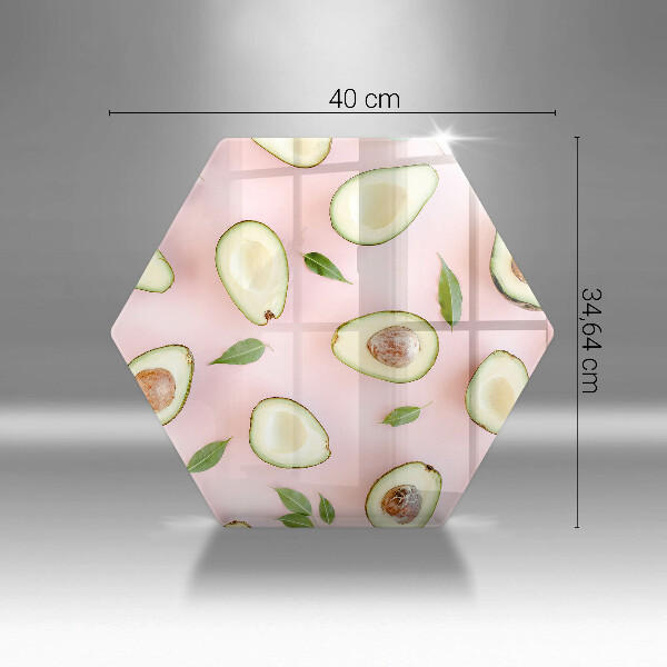 Tábua para cozinha Padrão de abacate