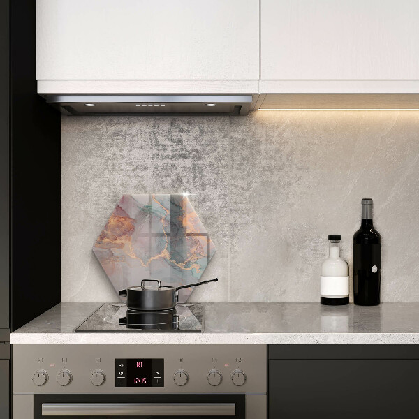 Tábua de cortar alimentos Mármore com ouro