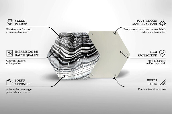 Tábua de cortar Abstração de tinta