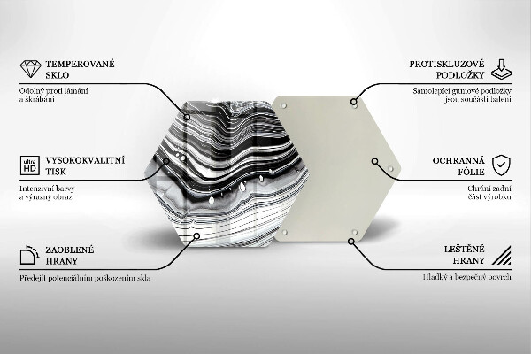 Tábua de cortar Abstração de tinta