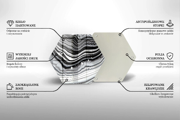 Tábua de cortar Abstração de tinta
