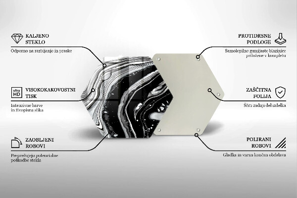 Tábua para corte Abstração de tinta