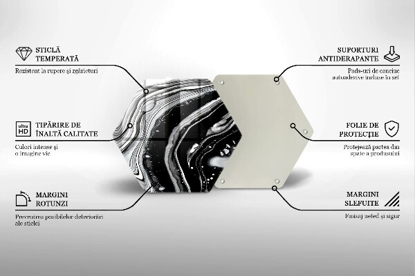 Tábua para corte Abstração de tinta