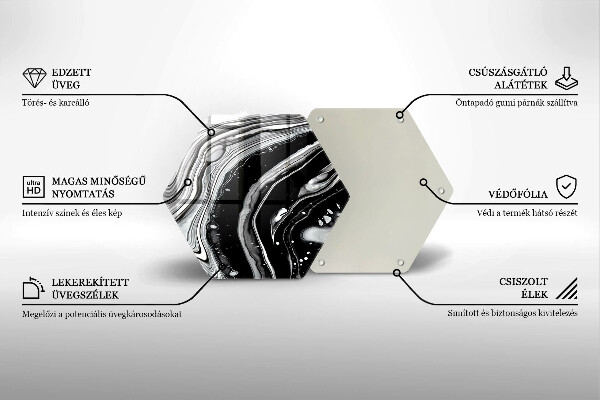 Tábua para corte Abstração de tinta