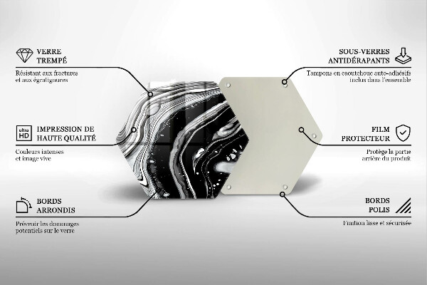 Tábua para corte Abstração de tinta