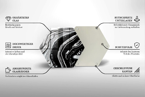 Tábua para corte Abstração de tinta