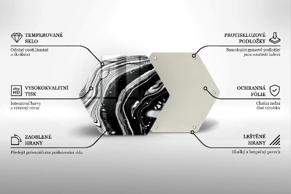 Tábua para corte Abstração de tinta