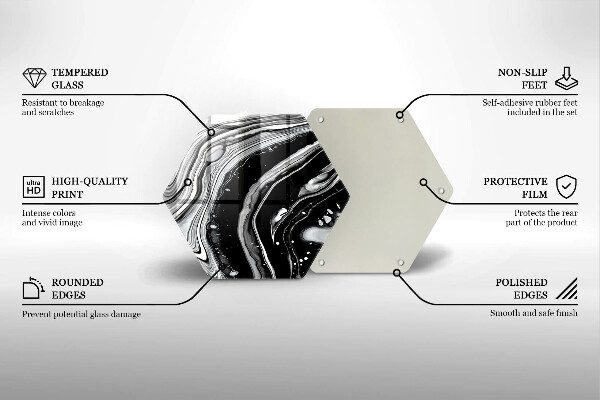 Tábua para corte Abstração de tinta