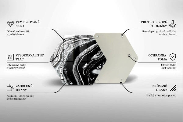 Tábua para corte Abstração de tinta