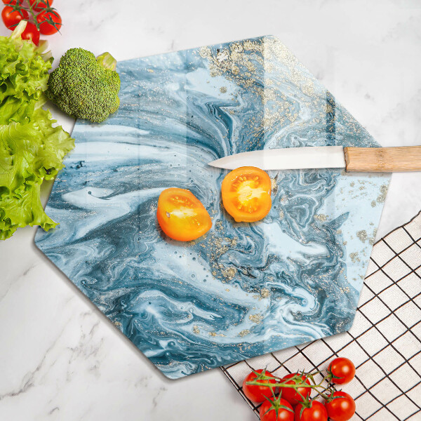 Tábua de corte Estrutura com ouro