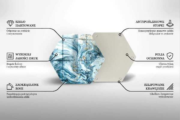 Tábua de corte Estrutura com ouro