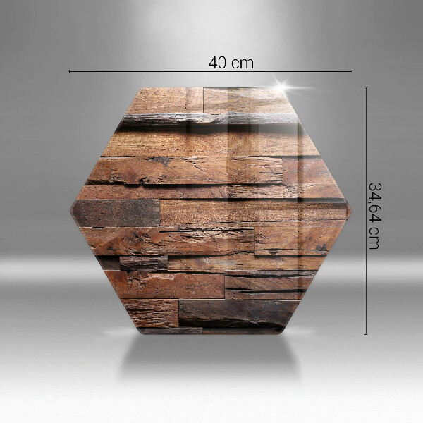 Tábua de vidro Tábuas de madeira decorativas