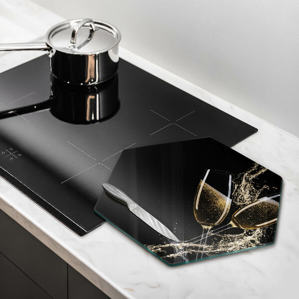 Tábua para cozinha Taças de champanhe