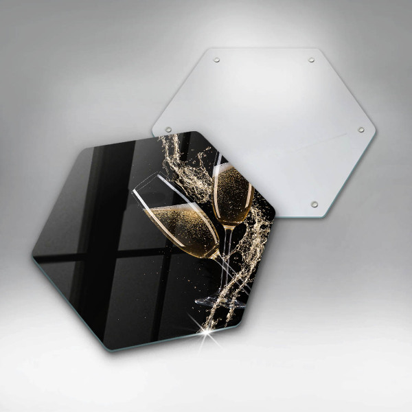 Tábua para cozinha Taças de champanhe