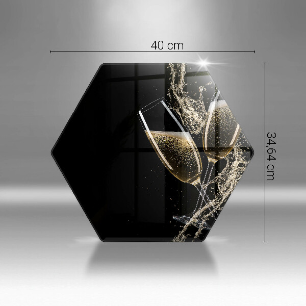 Tábua para cozinha Taças de champanhe