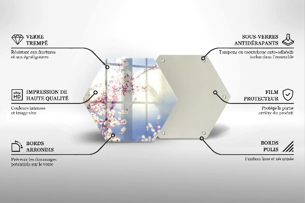 Tábua para cozinha Árvore florida