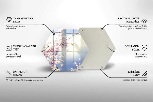 Tábua para cozinha Árvore florida