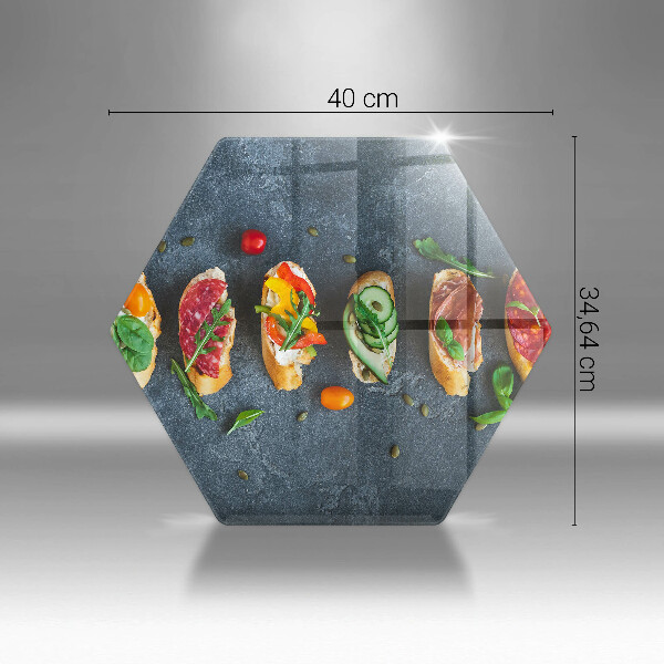 Tábua para cozinha Sanduíches coloridos