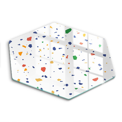 Tábua de cortar de vidro Grés colorido