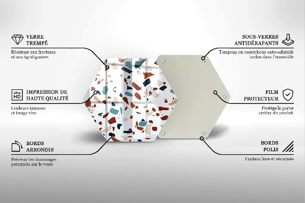 Tábua corte Pedra decorativa