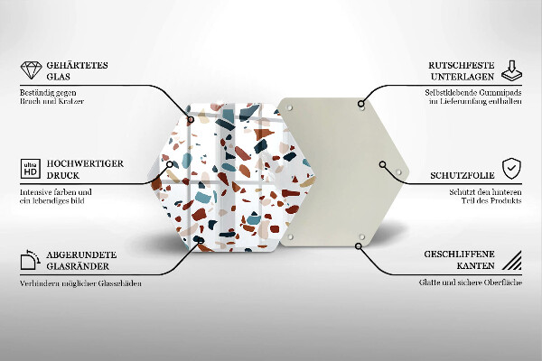 Tábua corte Pedra decorativa