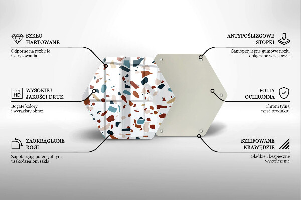 Tábua corte Pedra decorativa