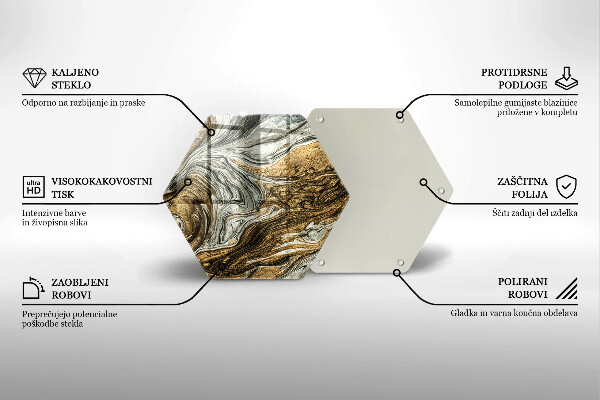 Tábua cozinha Abstração rica