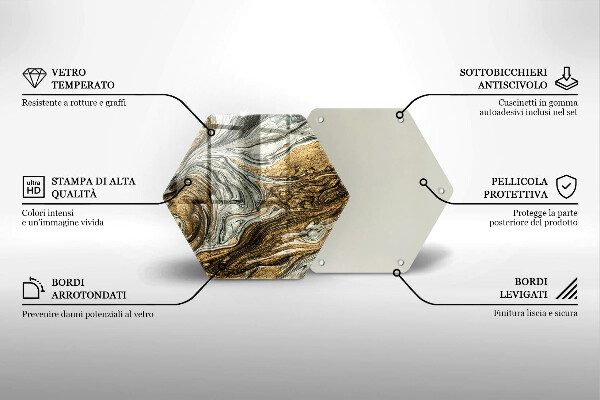Tábua cozinha Abstração rica