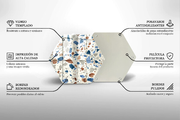 Tábua corte Grés decorativo